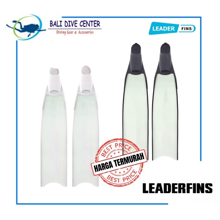 LEADERFINS FORZA Long Fins Freediving Epoxy Ice Fiberglass