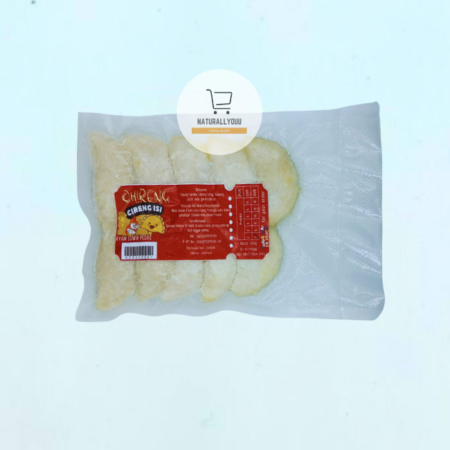 

Oh!Reng /Ohreng Cireng Isi Ayam Suwir Pedas/Keju Frozen 10Pcs