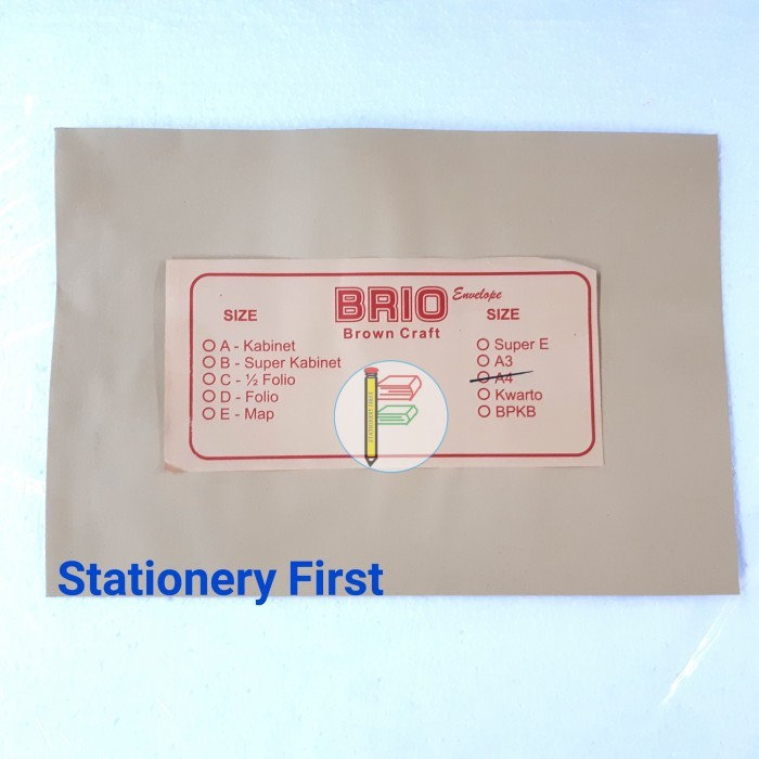 

Amplop Cokelat A4 Per Pack Isi 100