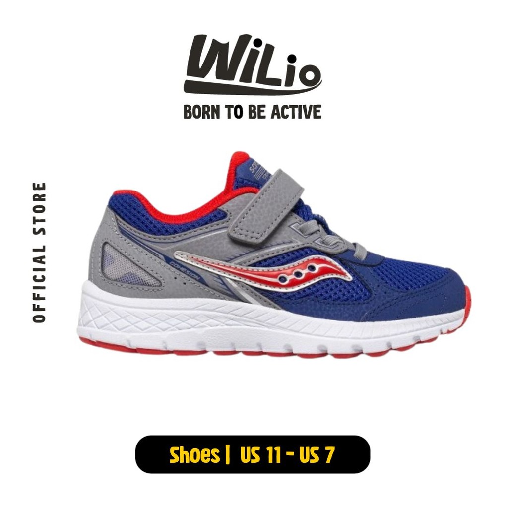 SAUCONY Cohesion 14 A/C / K Leather SK265545 - Sepatu Anak (Multicolor)