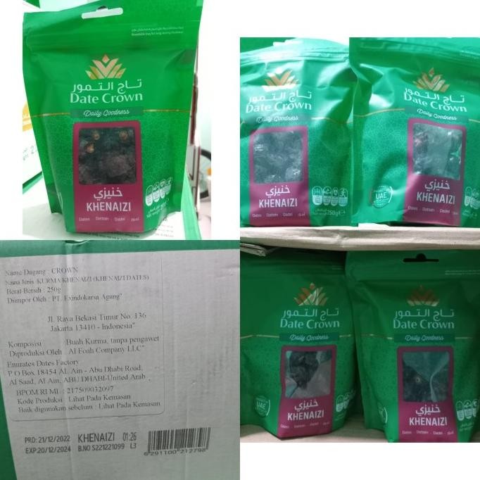 

Baru Kurma Date Crown Khenezi 20X250Gr
