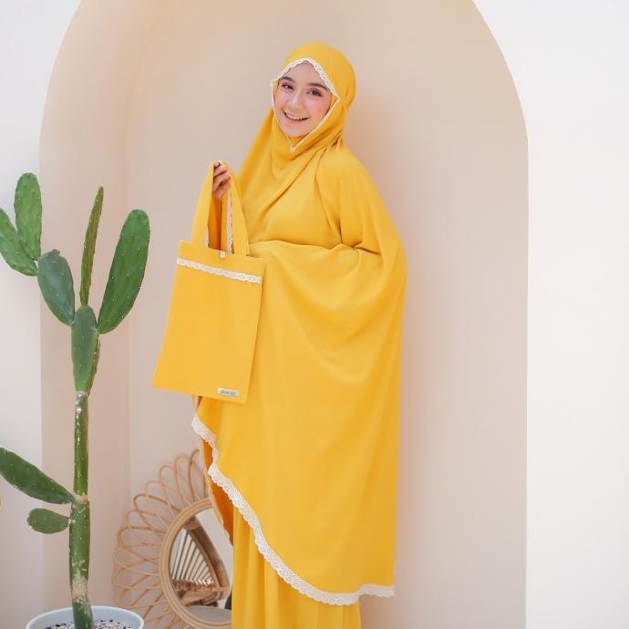 Mukena Rayon Plain Diario Original Dan Terpercaya