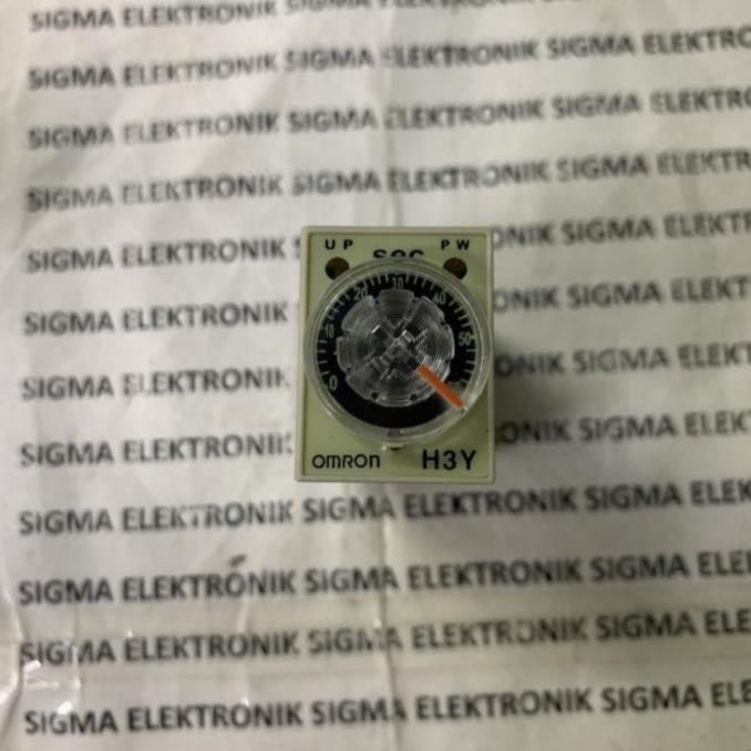 TERBARU - TIMER OMRON H3Y - 4 DC 12V. TIMER DELAY. 0 - 60 DETIK. SOLID STATE
