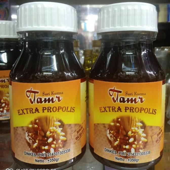 

Baru Sari Kurma Tamr Extra Propolis 350Gr Asli Ums