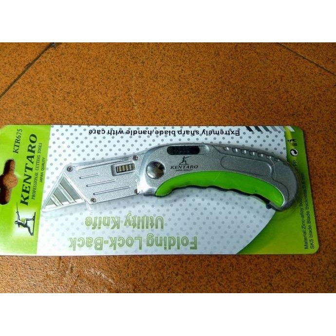

Pisau Cutter Lipat Baja Carbon Steel Heavy Duty Kentaro Japan Quality Ready