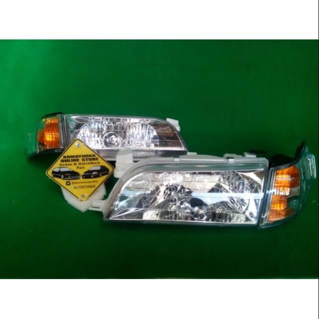 Headlamp/Lampu Depan Kristal Toyota Great Corolla