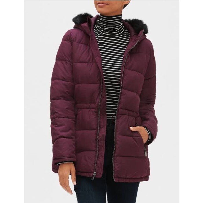 Murah Jaket Wanita Gap Mid puffer women Jacket Non COD