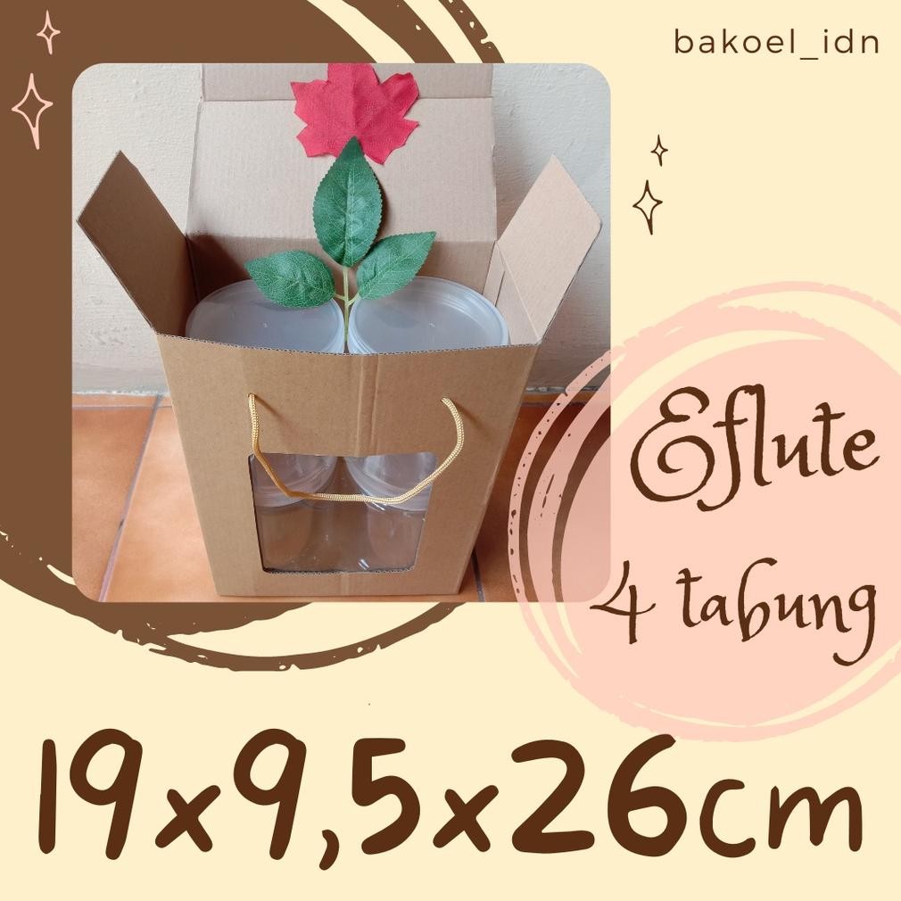 

BR - Gable Box Dus E-Flute Toples Tabung isi 2-4 Hampers Lebaran Natal Imlek TERLARIS