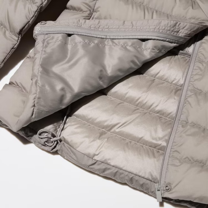 Murah JAKET WANITA UNIQLO JACKET ULTRA LIGHT DOWN KERAH TEGAK 429453 GRAY Non COD