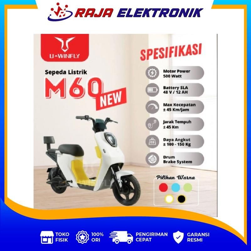 UWINFLY SEPEDA LISTRIK M60 - SEPEDA LISTRIK