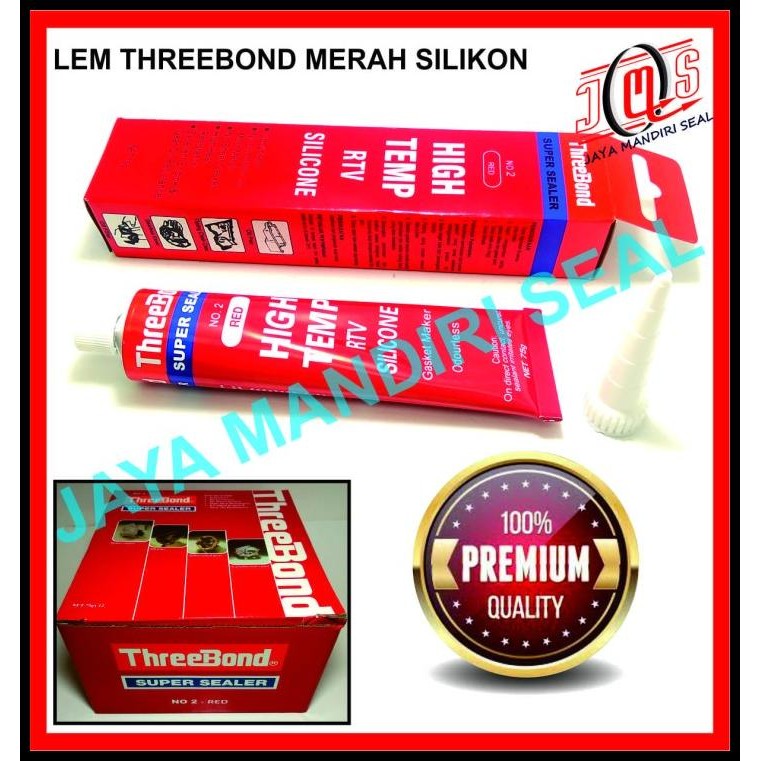 BEST DEAL LEM THREEBOND TRIBON TRIBONE SILICONE RED MERAH 75 GRAM 
