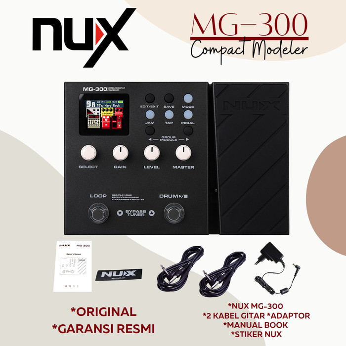 Murah.. Nux Mg-300 Mg300 Multi Effect Gitar Original