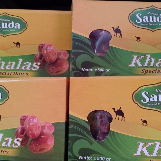 

Baru Kurma Khalas Sauda Premium Dates 500 Gram
