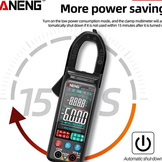 Aneng T Clamp Meter Dital Clamp Multimeter Volt Ac Dc