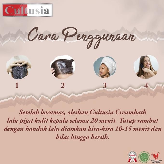 

Baru Creambath Krim Cream Cultusia Hijab Kurma 1Kg / 1000Ml