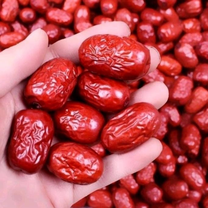 

Baru 1Kg 1 Kg 1000 G Gr Gram Angco Biji Kurma Merah Cina Ukuran Besar