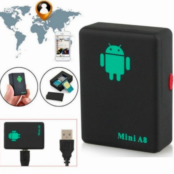 TERBARU GPS ANTI MALING MINI A8 GPS TRACKER MOBIL MOTOR DLL