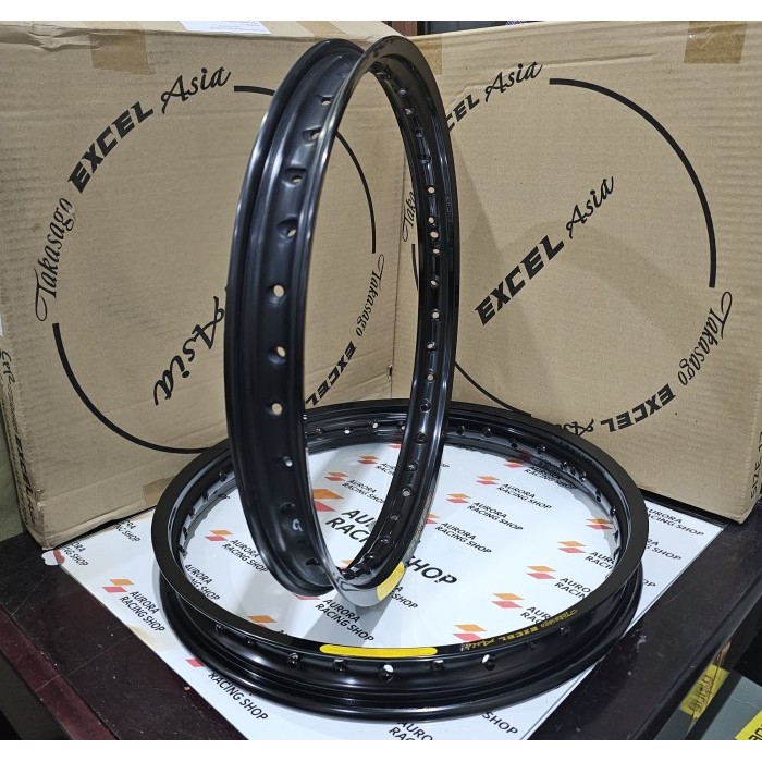 VELG TAKASAGO EXCEL ASIA SET RING 17 X 140 / 160 BLACK