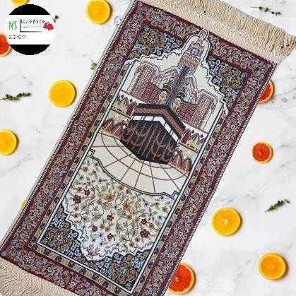 sajadah turki / sajadah muka / sajadah mini full bordir kepang super