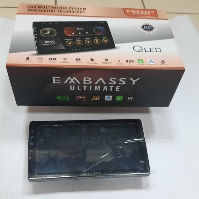 HEAD UNIT ANDROID 9 INCH EMBASSY RAM 2/32GB