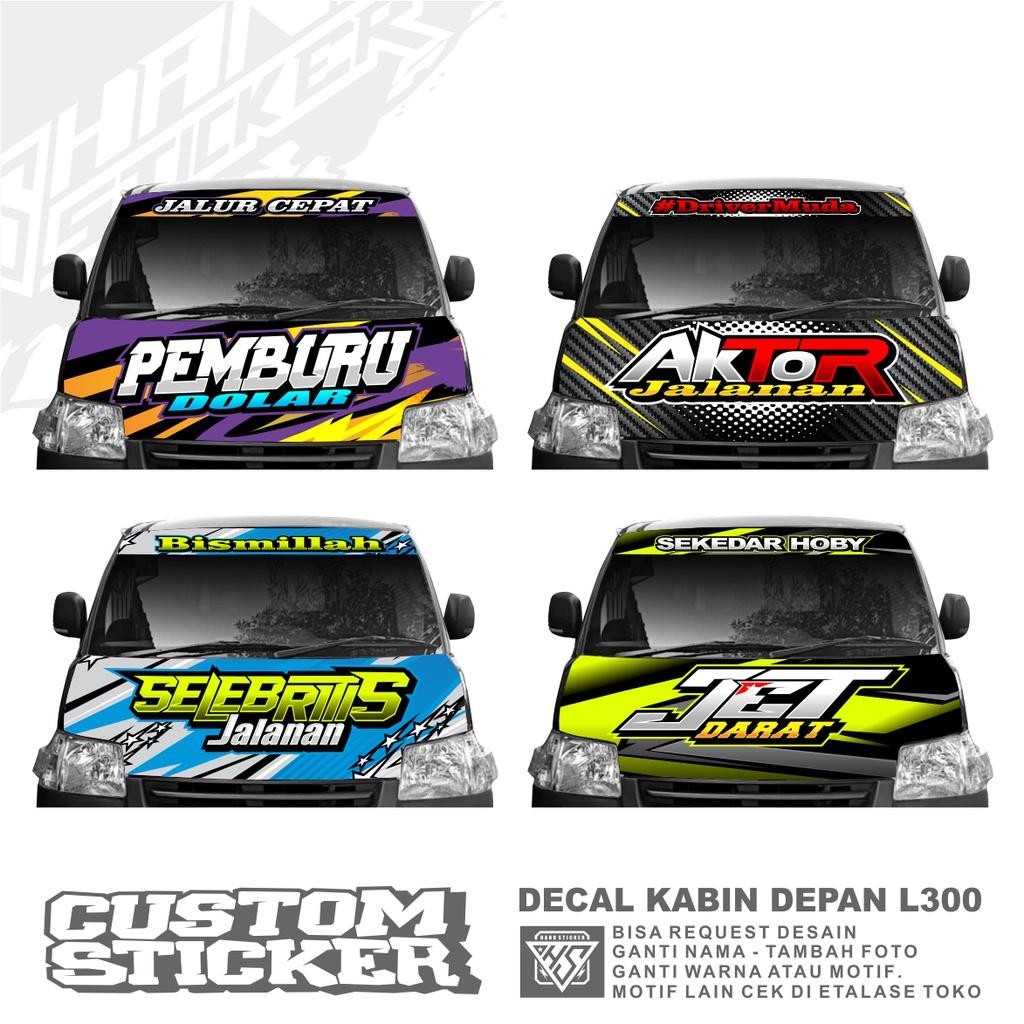 Sticker Grand Max Atau Decal Kabin Depan Grand Max Bisa Request Desain Murah Berkualitas