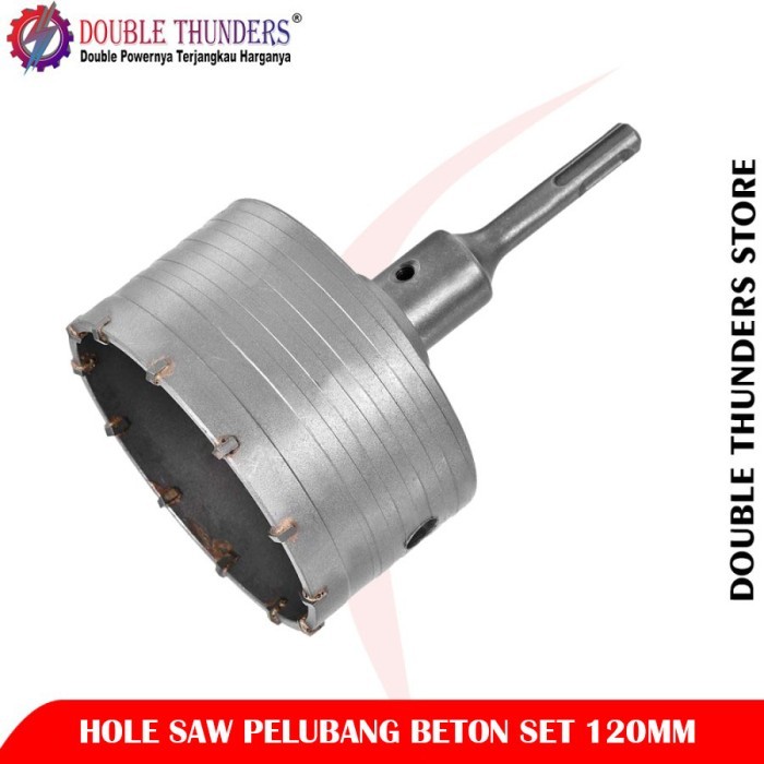 TERBARU DT Hole Saw Beton Set 120MM / Hole Saw Pelubang Beton Set