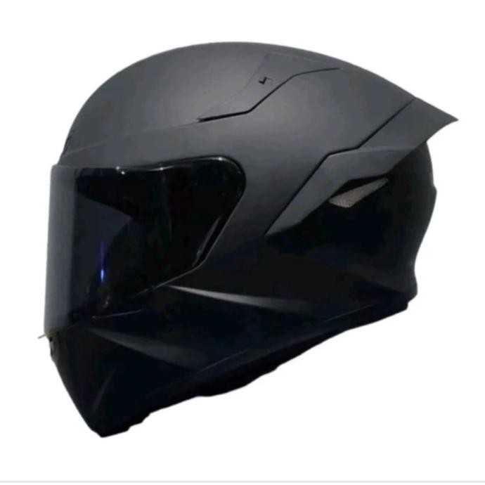 Helm Fullface KBR tt course hitam dop paket ganteng pria wanita dewasa identik kyt