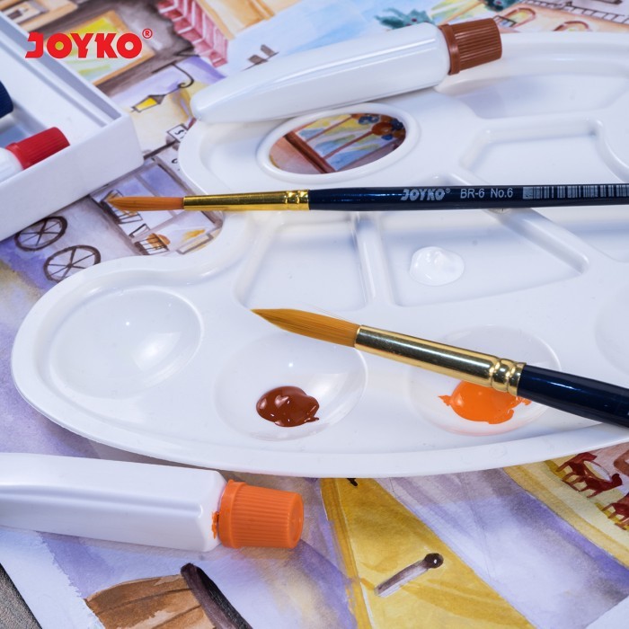 

Joyko Palette / Palet Lukis Joyko Piring Cat Air Tempat Cat Akrilik