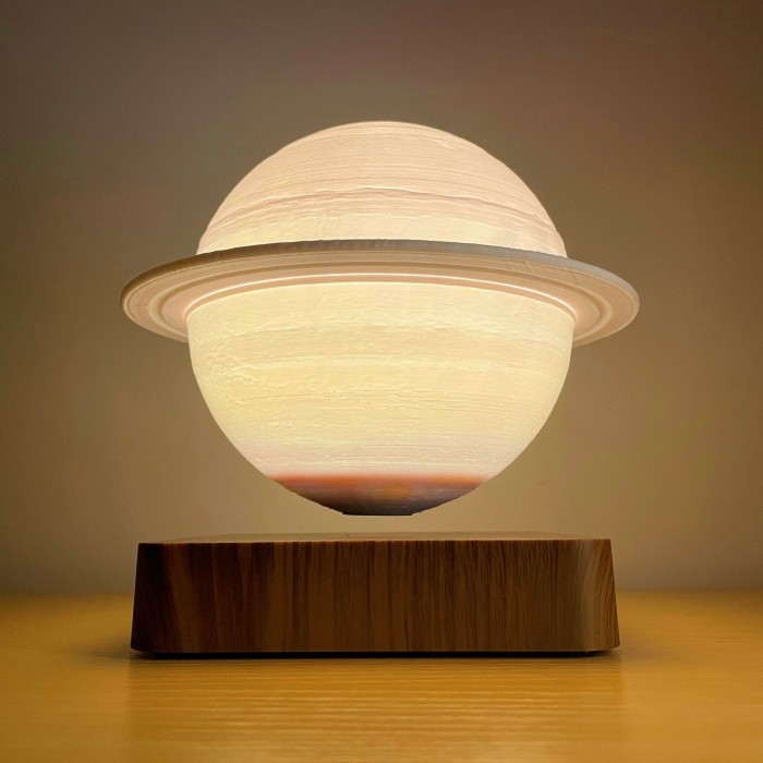 Magnetic Levitation Lamp 3D Printing Floating Moon Lamp Night Lamp Personalized Gifts Decoration Led