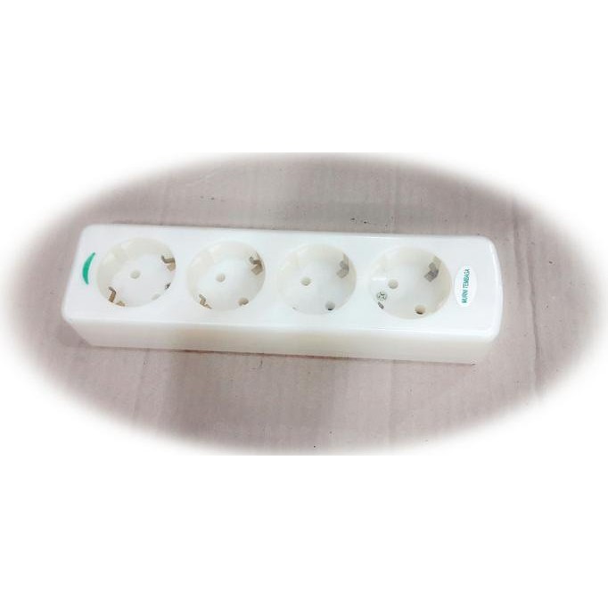 TERMURAH STOP KONTAK BTIGHT-G 4LUBANG/TERMINAL KUNINGAN BRIGHT-G 4LUBANG