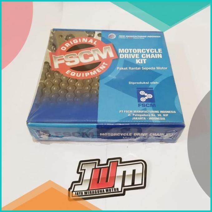 GEAR SET ( DRIVE CHAIN KIT ) SUZUKI SATRIA FU 150 BRAND FSCM MURAH. 07