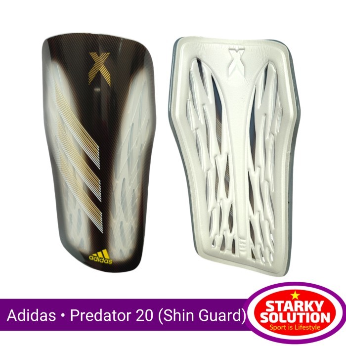 Murah Shin Guard ADIDAS PREDATOR 20 Deker Tulang kering Futsal Bola Sepak Non COD