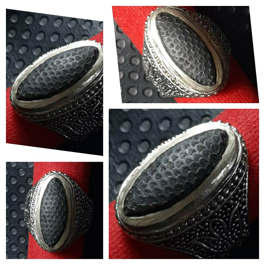 Natural Jipen Sisik Ular Black Mamba Middle Size Rare Item