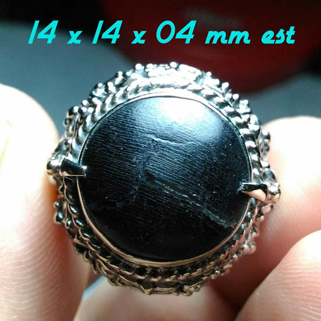 Natural Galih Kelor Asli Kristal Motif Segitiga Mercy Tembus Langka Kolektor Item Size Kantoran Ring Cakra Bali