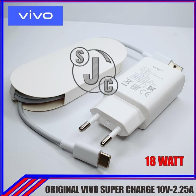 Charger Vivo V17 Pro V19 Original 100% Super Charger Usb C
