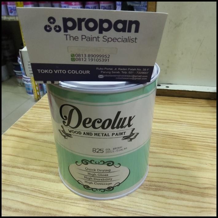 

HOT DEAL CAT MINYAK DECOLUX 825 GOL BROWN !