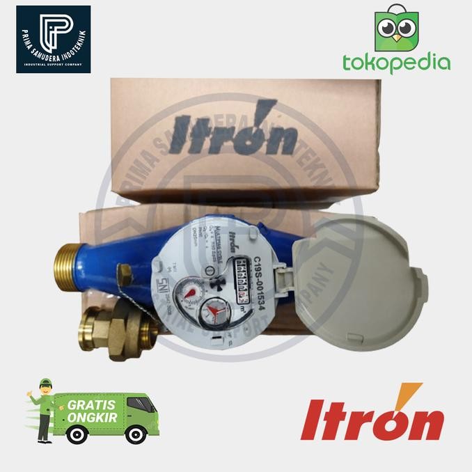 Water Meter Itron / Meteran Air Itron Dn25 (1 Inch) Termurah