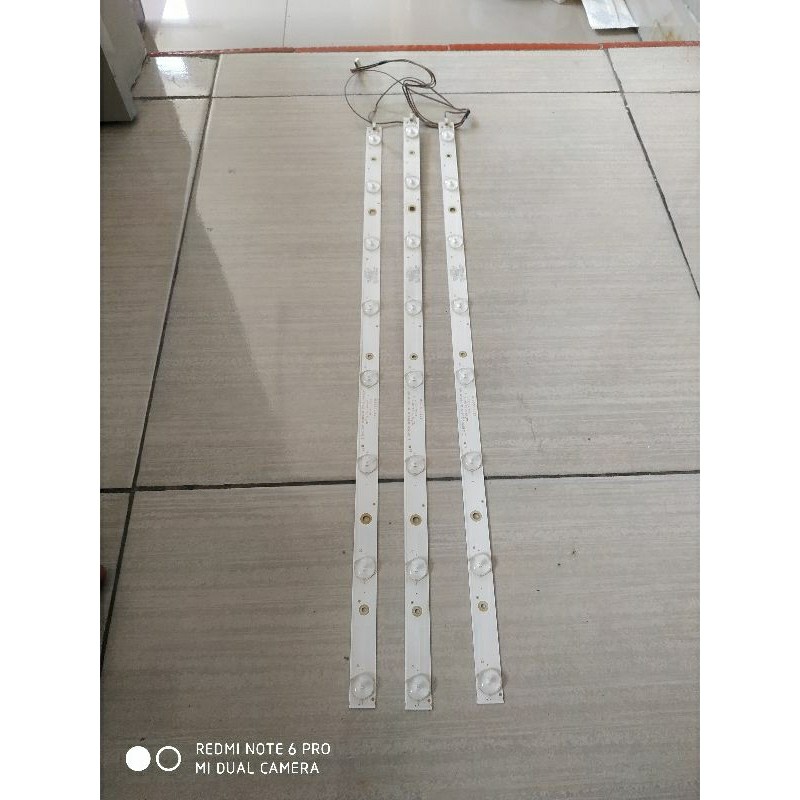 BL - BACKLIGHT - LAMPU TV - POLYTRON - 32 INC - 8 KANCING - SATU SET