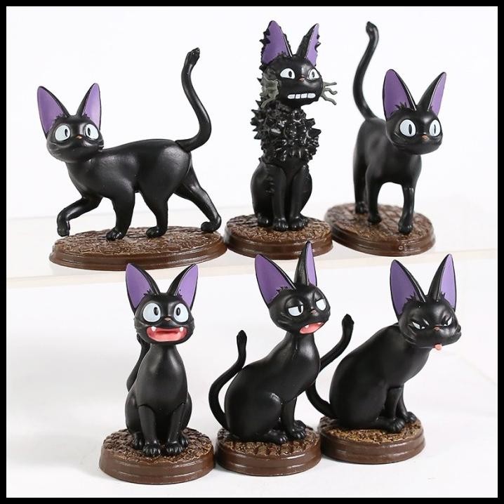 Studio Ghibli Kiki'S Delivery Service Jiji Figure Set 6