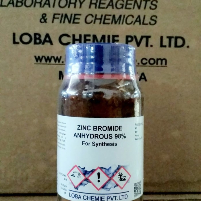 

PROMO! ZINC BROMIDE Anhydrous / ZnBr2 98% Loba Chemie
