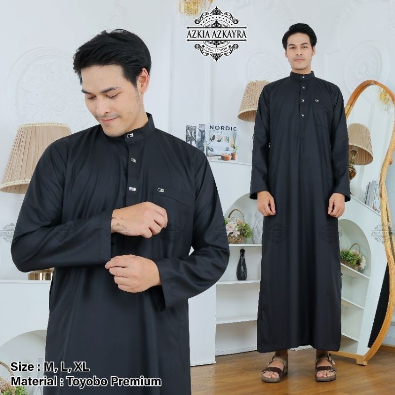 Pakean Cowo Idul Fitri Koko Panjang Jubah Cowok Kokoh Lak Jubah Pria Putih Polos Gamis Pria Juba Gam
