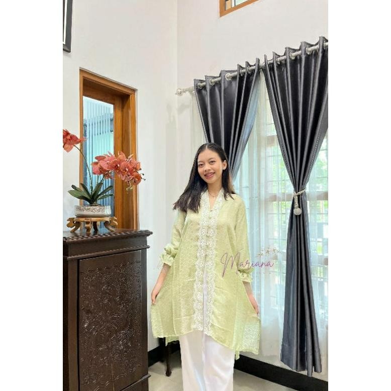 Mariana Fashion LAiLA Tunik Polos Tunik Viscose Baju atasan Setelan Celana Tunik Baju Kondangan Tuni