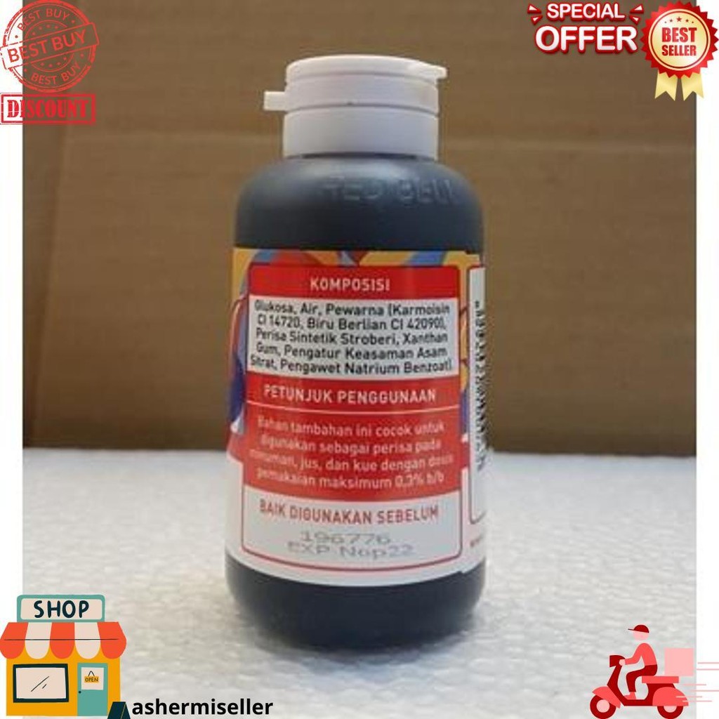 

Pewarna Dan Perisa Red Bell Rasa Strawberry 55Ml Bj Promo 1.1