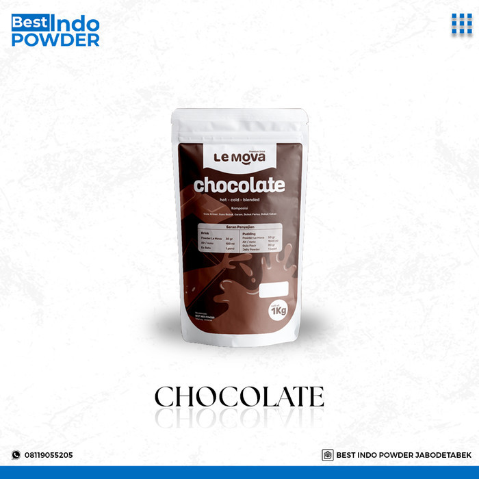 

LANGSUNG KIRIM BUBUK CHOCOLATE LEMOVA / POWDER COKLAT / BUBUK NUMAN 1Kg
