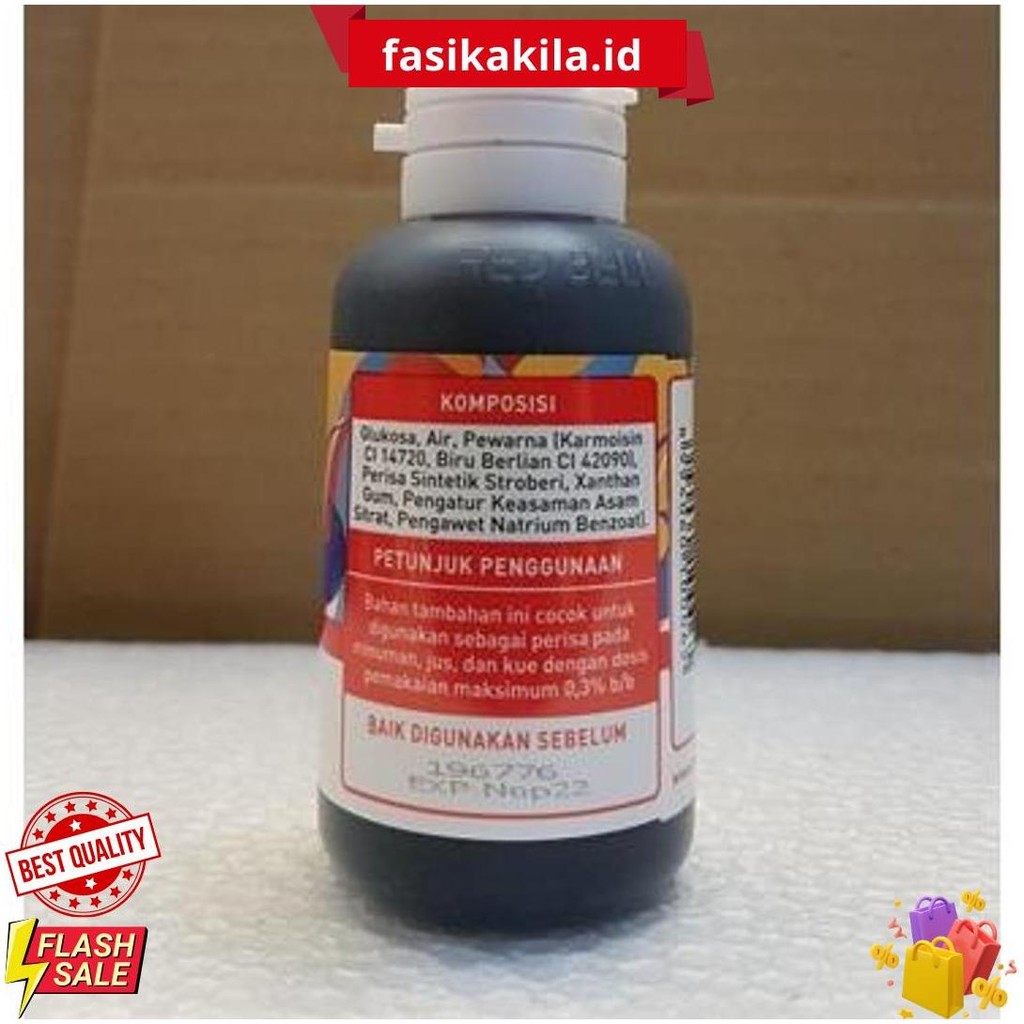 

Pewarna Dan Perisa Red Bell Rasa Strawberry 55Ml Siap Kirim