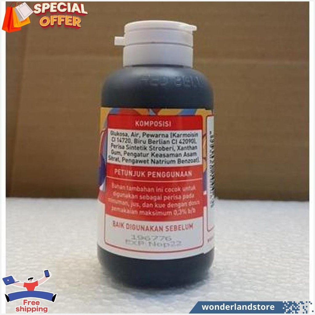 

Pewarna Dan Perisa Red Bell Rasa Strawberry 55Ml Cod