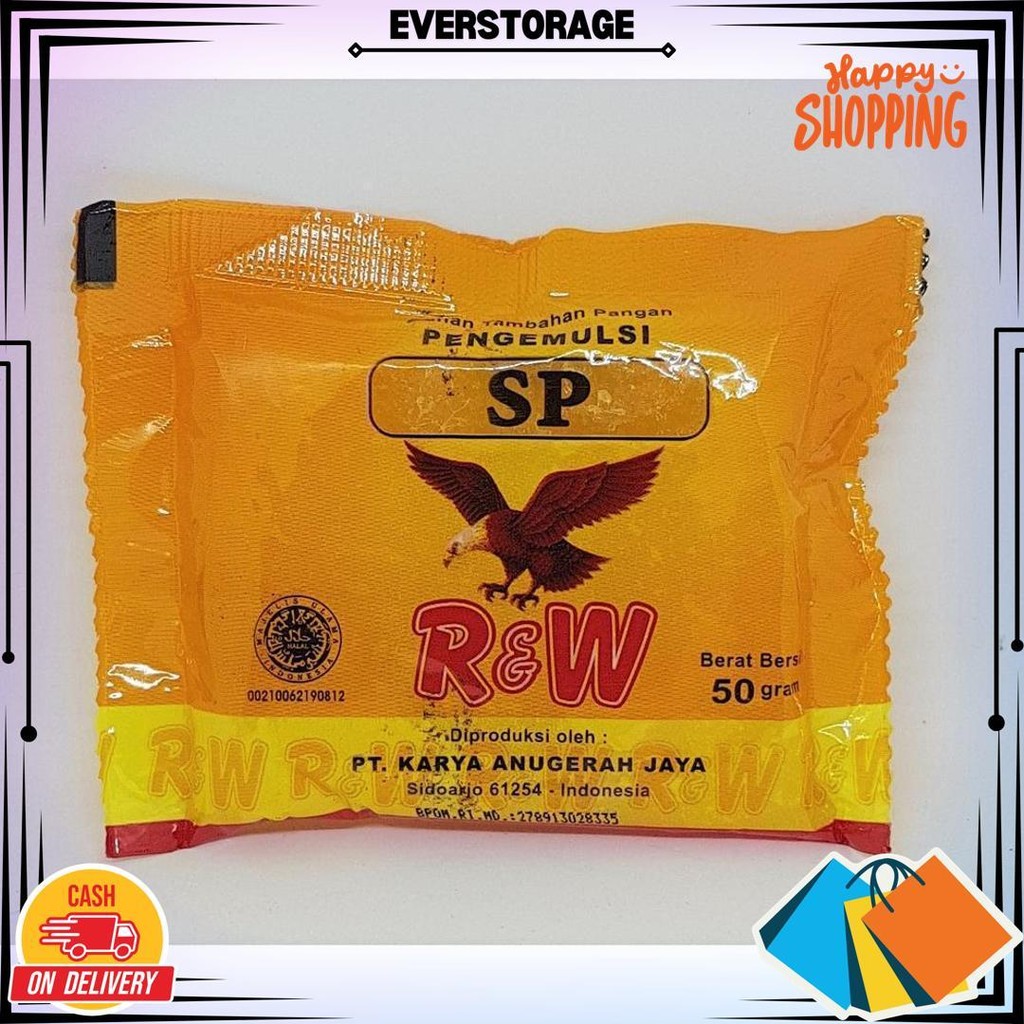 

Emulsifier Kue/Pengemulsi Kue/ Sp 50 Gr R&W Rajawali Bj Promo 1.1