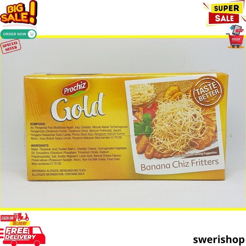 

Keju Prochiz Gold Cheddar 170 Gr Bj Sale