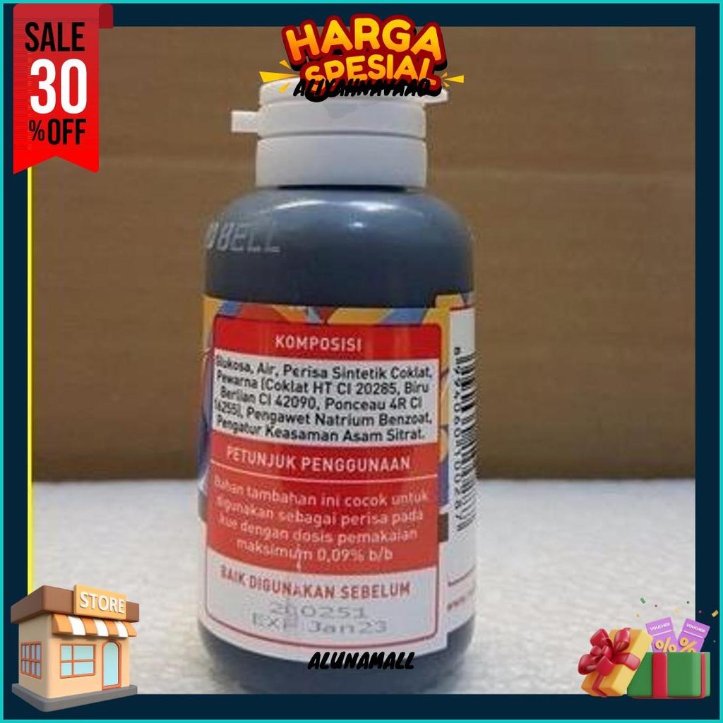 

Pewarna Dan Perisa Red Bell Rasa Dark Chocolate Coklat 55Ml Gratis Ongkir