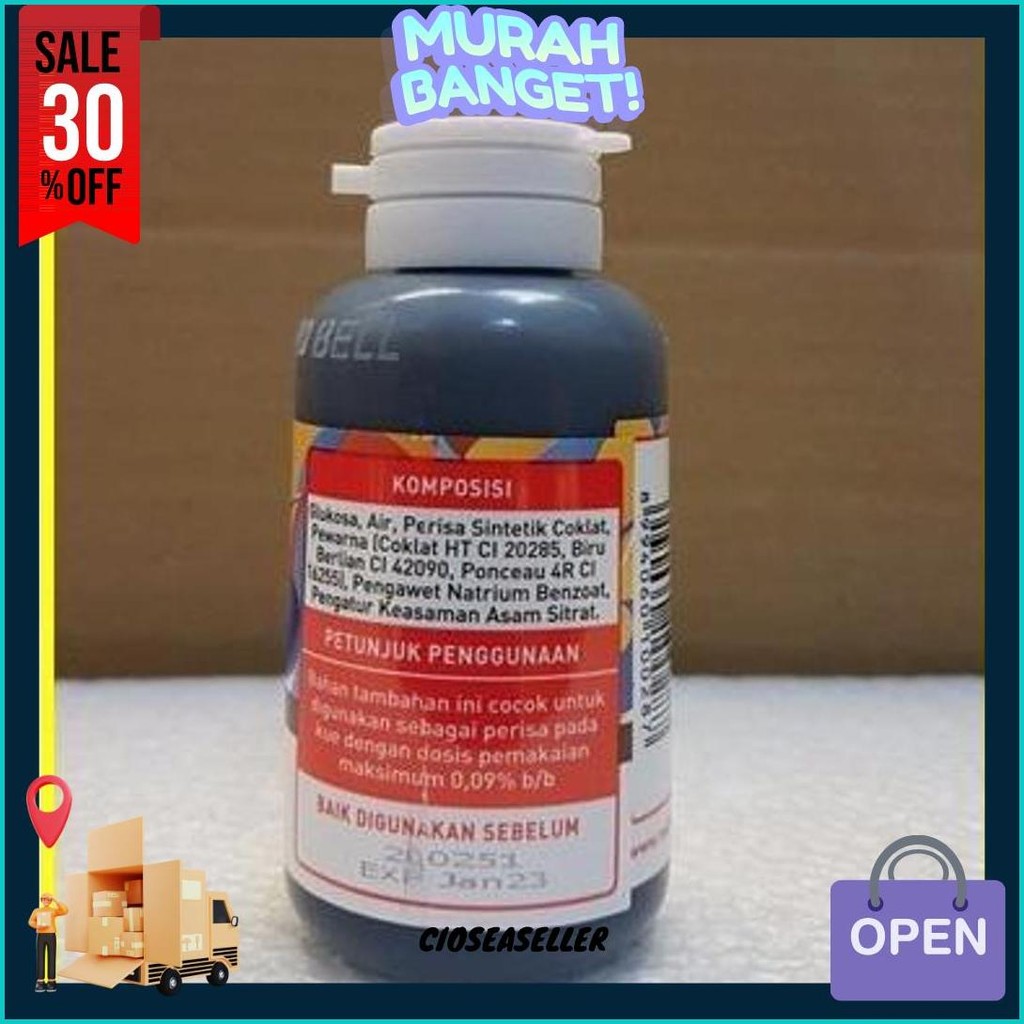 

Pewarna Dan Perisa Red Bell Rasa Dark Chocolate Coklat 55Ml Bisa Cod